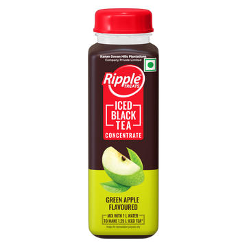 Ripple Treats - Iced Black Tea Concentrate Green Apple Flavoured  - 250 ml