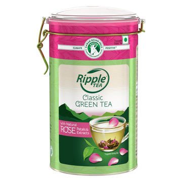 Classic Green Tea With Natural Rose Petals and Extracts - 100 g