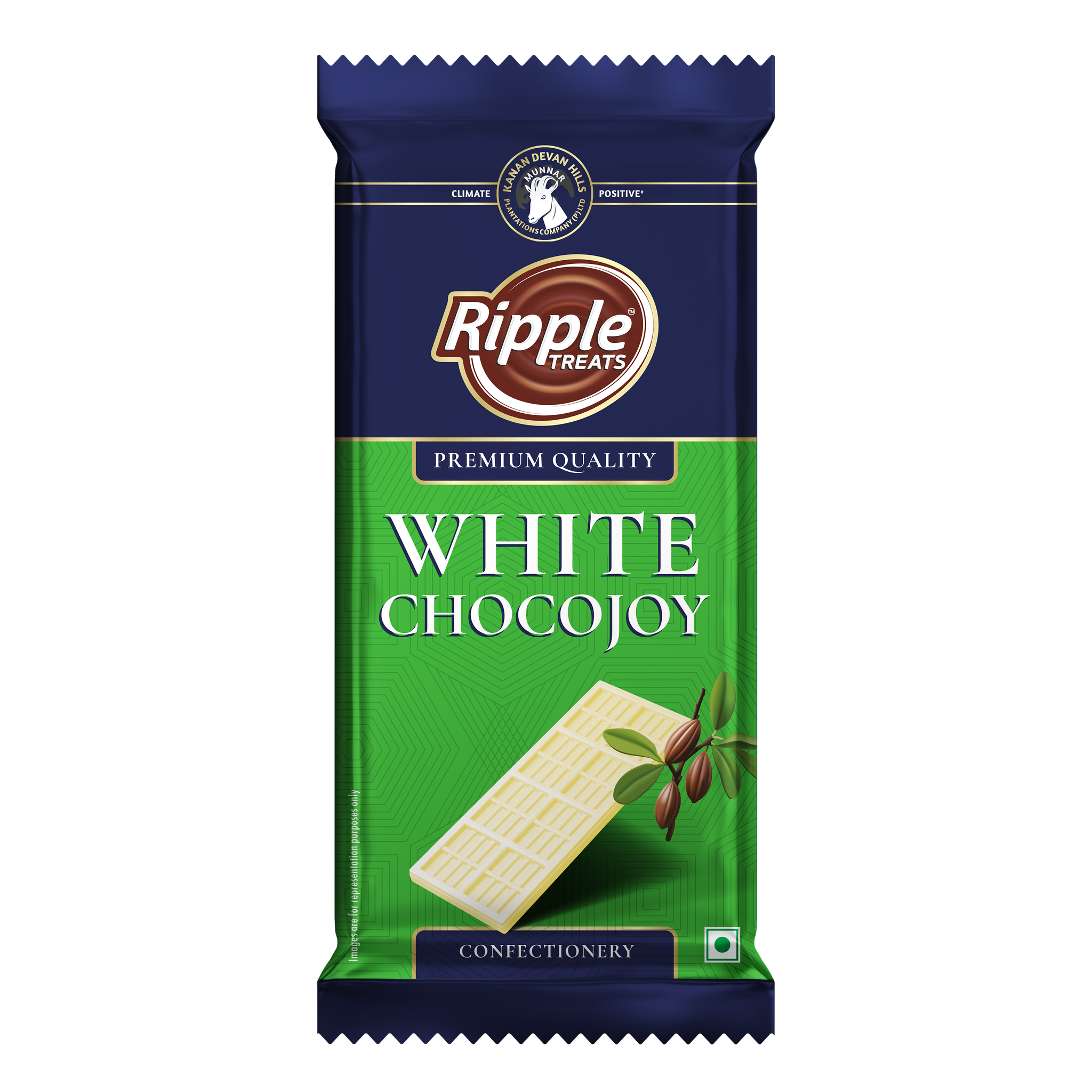 Ripple Treats– White Bar Chocojoy - 50g