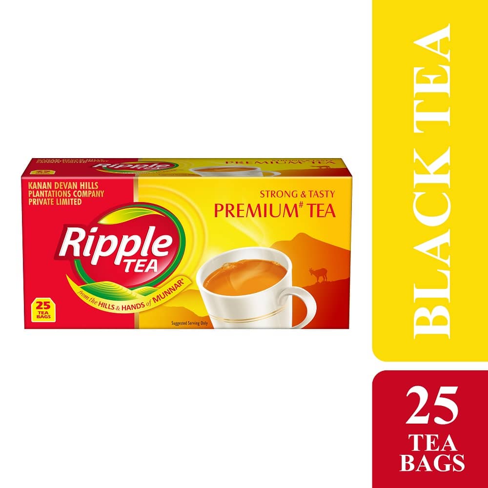 Black Tea Bags Ripple Tea Munnar Tea